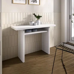 Tavolo allungabile 111x33-66cm bianco Garcia