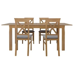 Tavolo allungabile 160/200x76cm rovere scuro Lucca