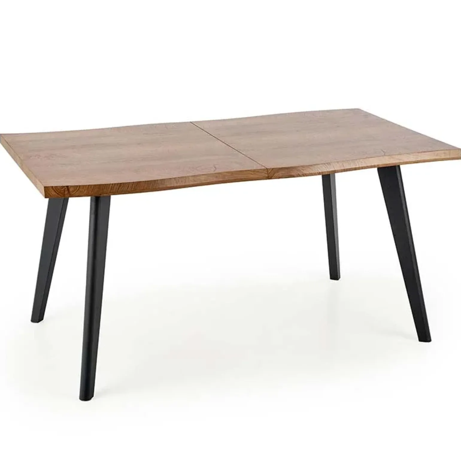 Tavolo 150/210cm allungabile rovere naturale nero Locarno