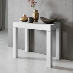 Tavolo 50/300cm consolle allungabile bianco frassino Pandora 110 Gihome®