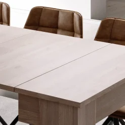 Tavolo 54/306cm consolle allungabile rovere scuro Grace Gihome®