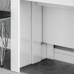 Tavolo consolle allungabile 51/237cm bianco lucido Asia Gihome®