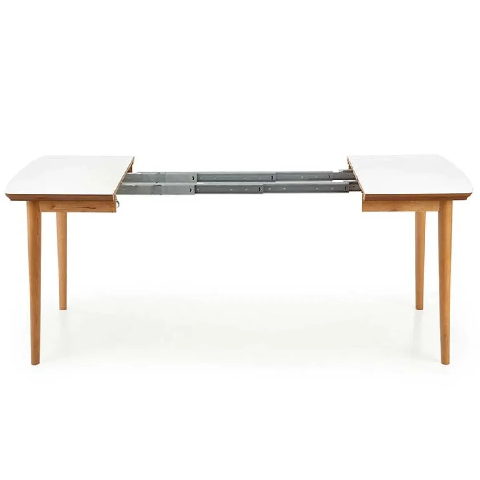 Tavolo da pranzo allungabile 90/190cm bianco opaco rovere Mostar
