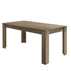 Tavolo da pranzo rettangolare moderno 180x90cm rovere Alvarez