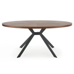 Tavolo da pranzo 170x90cm design moderno noce nero Emilio
