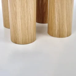 Tavolo moderno rotondo 120/77cm rovere Canberra