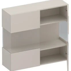 Vetrina sospesa 95x88h cm 2 ante beige Sunset