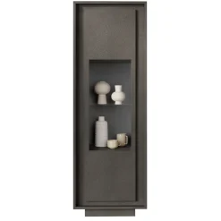 Vetrinetta 67x197h cm 1 anta moderna antracite Deluxe